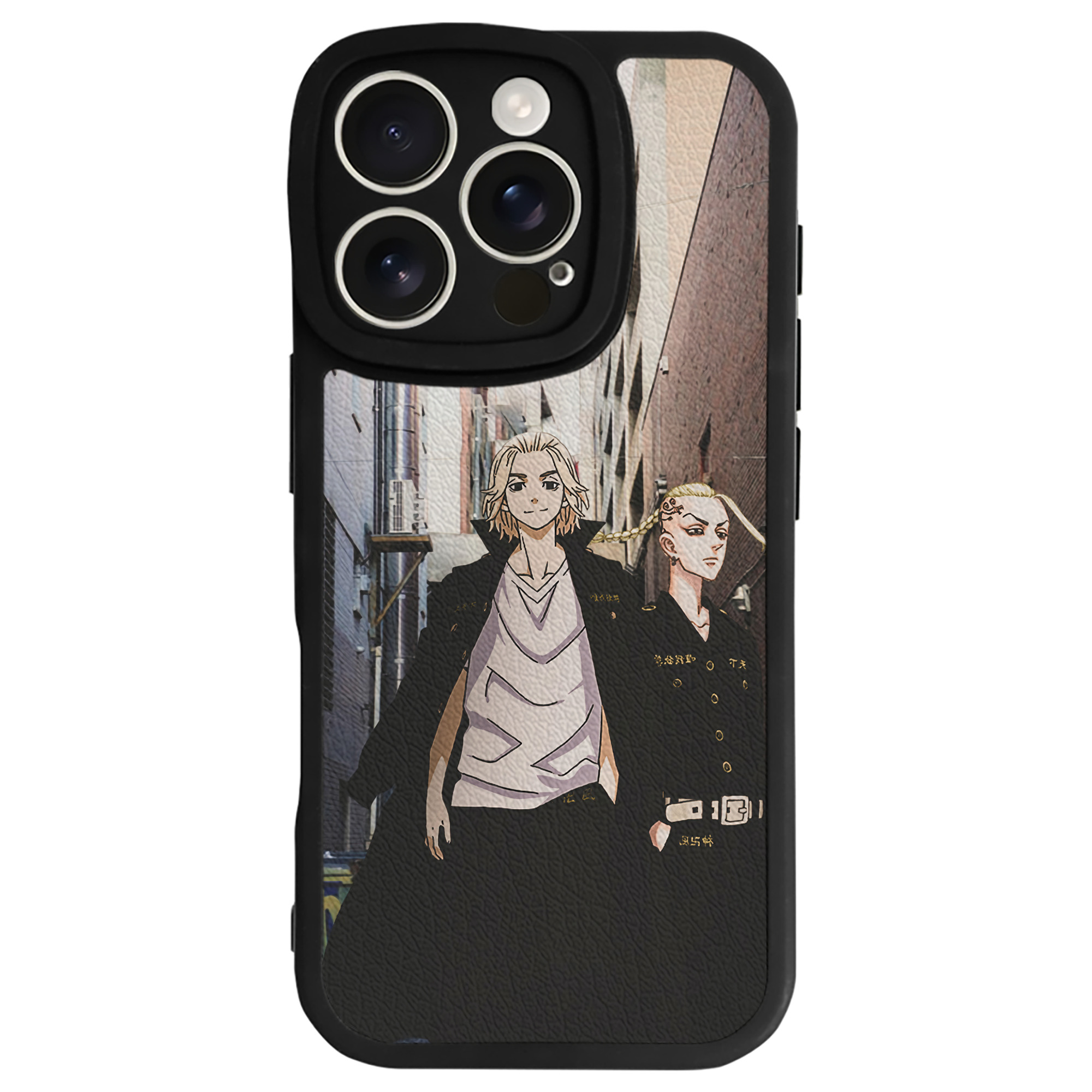 （画像用） 東京リベンジャーズ Tokyo Revengers 【iPhone 16シリーズ対応】シリコンスマホケース（レザー調） 材質：シリコン